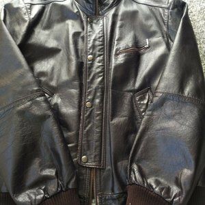 Vintage Members Only Leather Jacket Mens Size 40